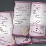 Flyer und Preisliste für Kosmetik- und Fußpflege